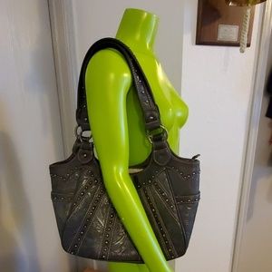 Rustic Couture studded purse